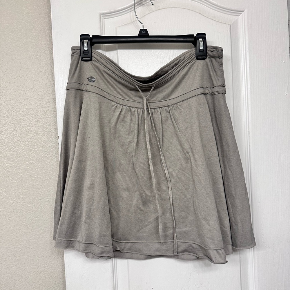 Abercrombie & Fitch Light Gray Skater Skirt